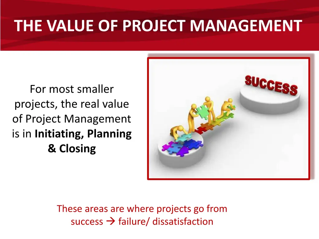 the value of project management
