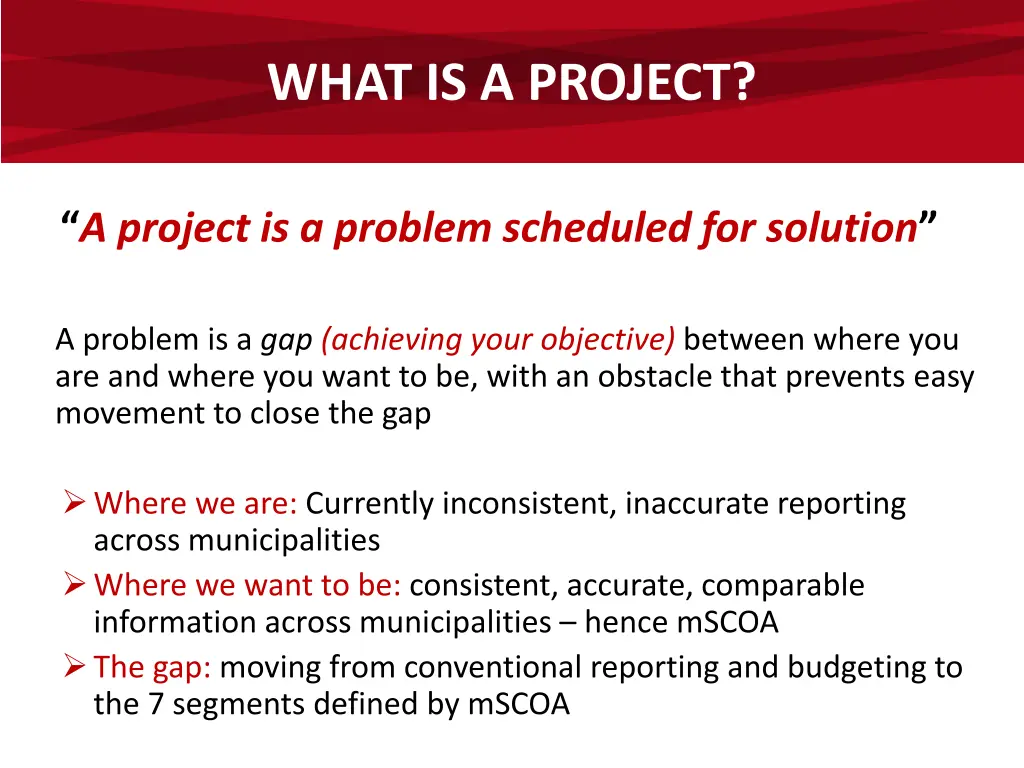 what is a project 1