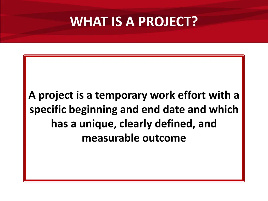 what is a project