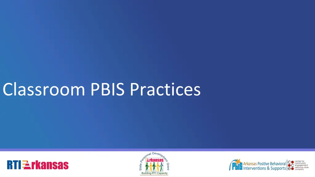 classroom pbis practices