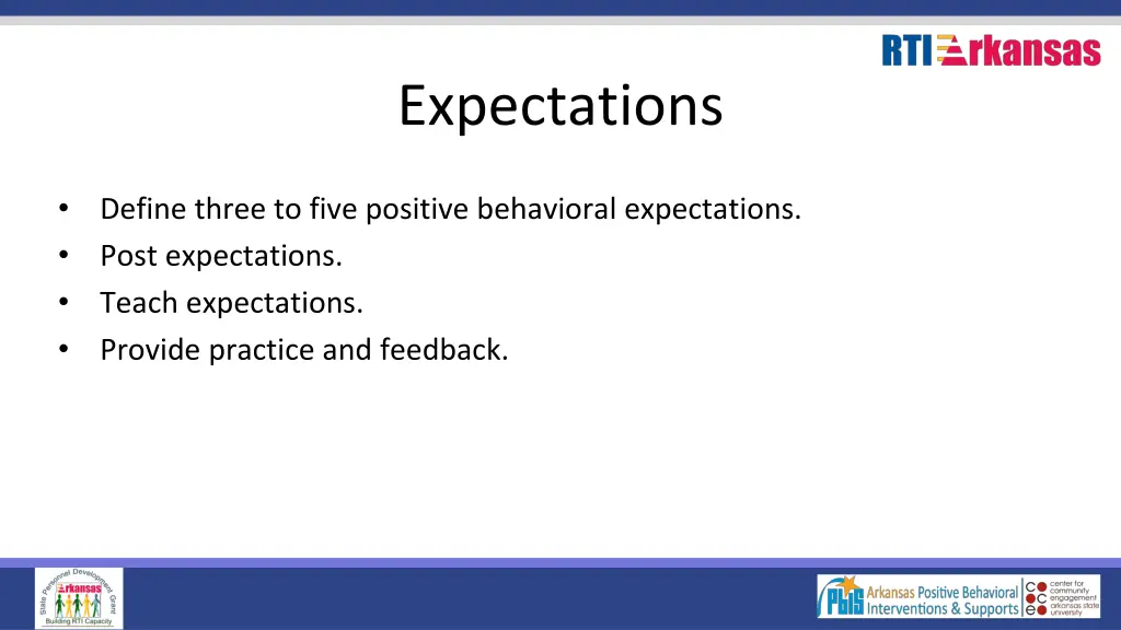 expectations