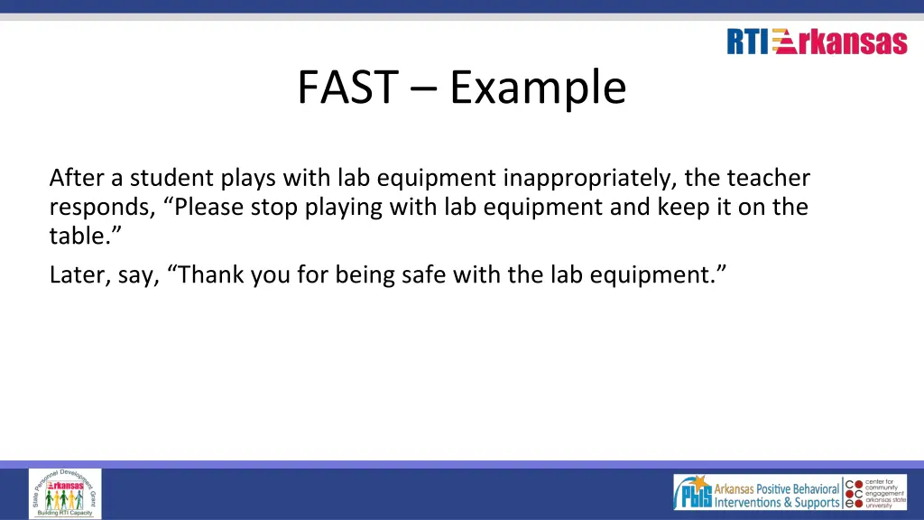 fast example