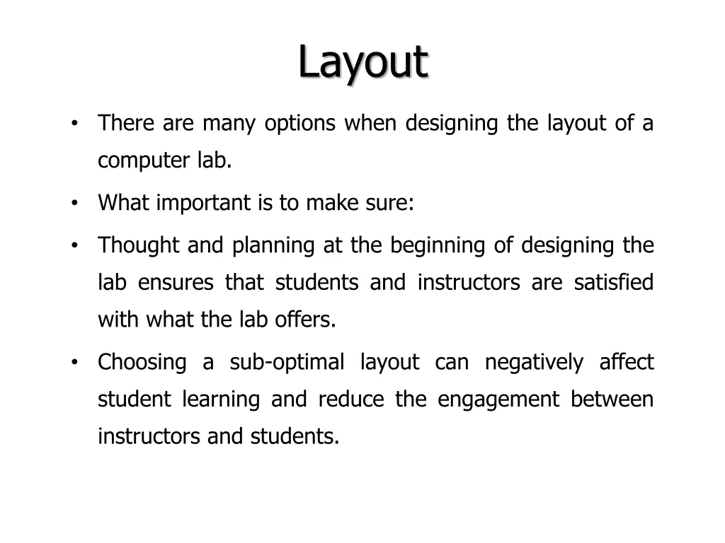 layout