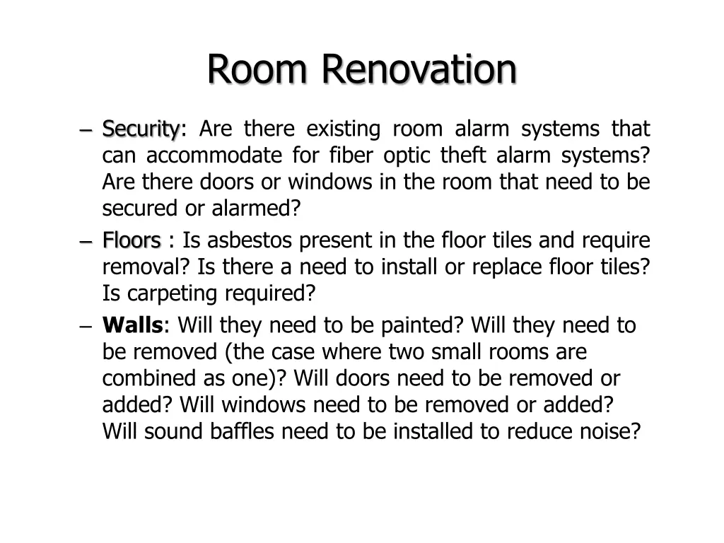 room renovation 1
