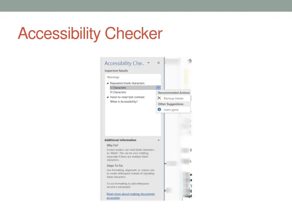 accessibility checker 1