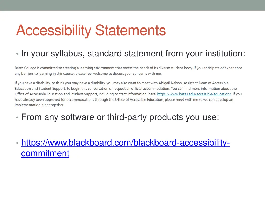 accessibility statements