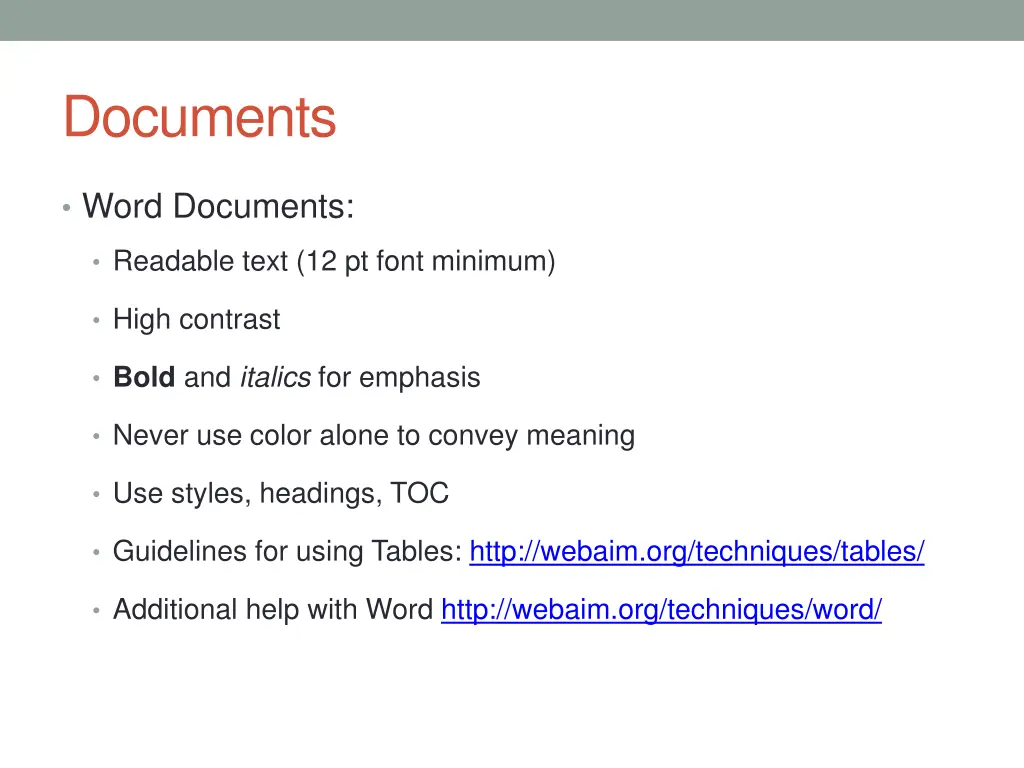 documents