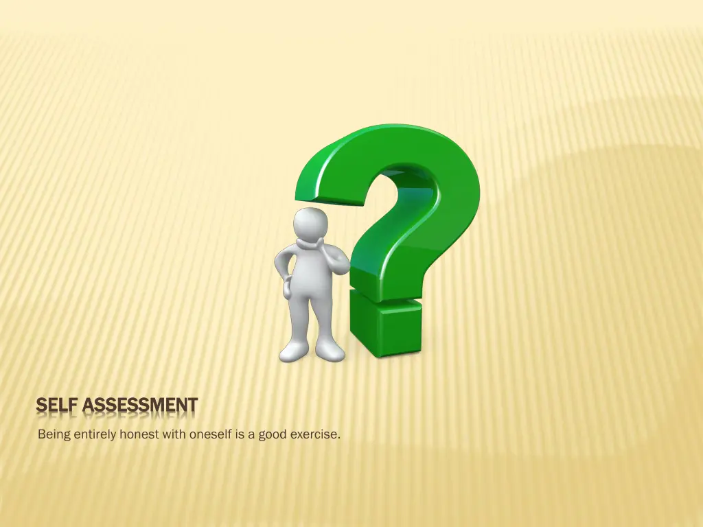self assessment self assessment