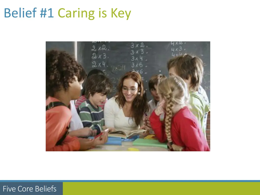 belief 1 caring is key