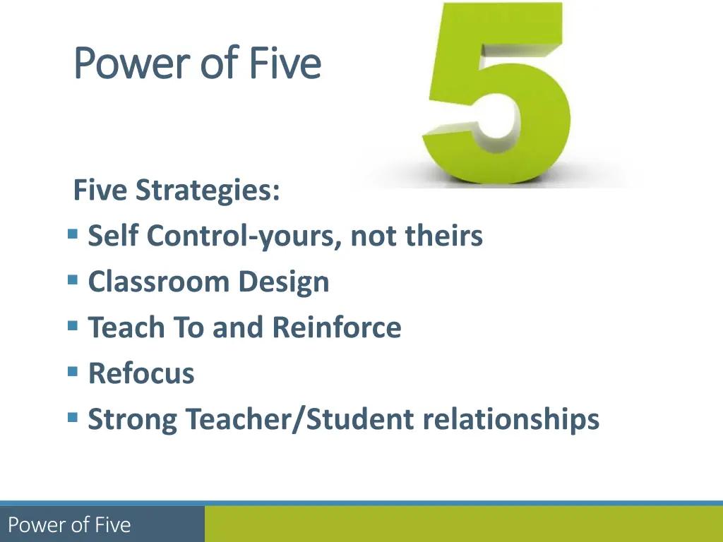 power of five power of five 1