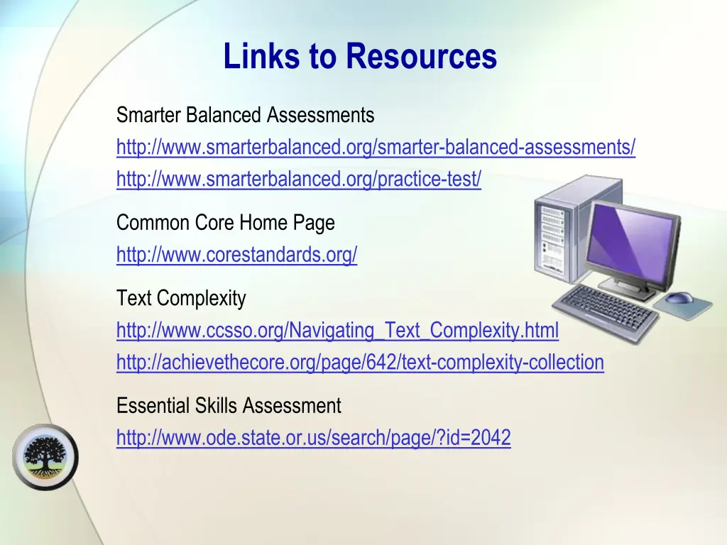 links to resources