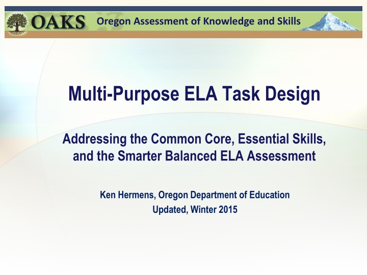 oregon assessment of knowledge and skills