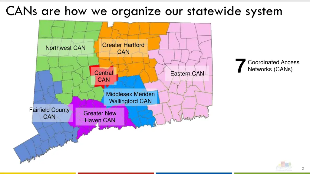 cans are how we organize our statewide system
