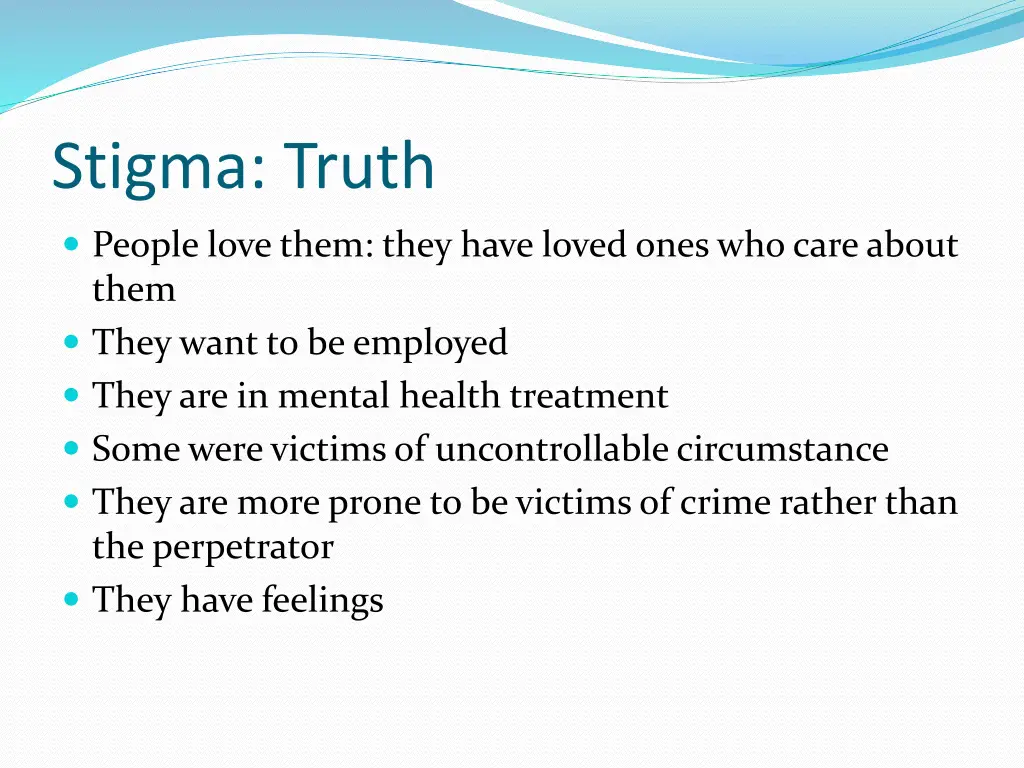 stigma truth