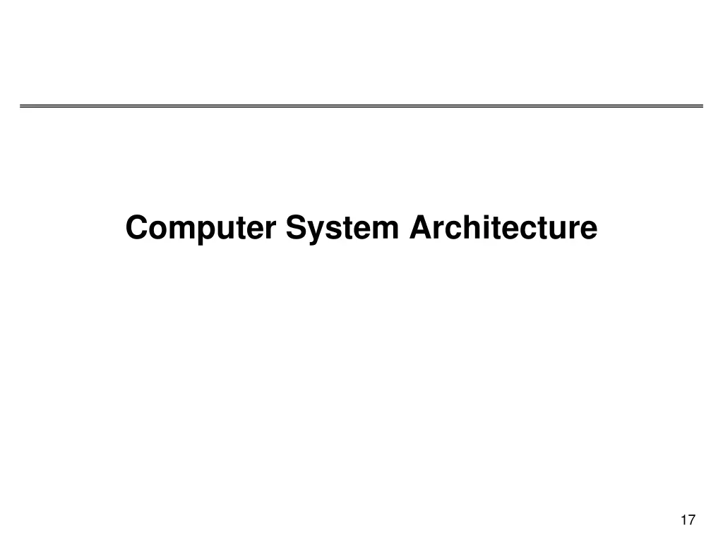 computer system architecture