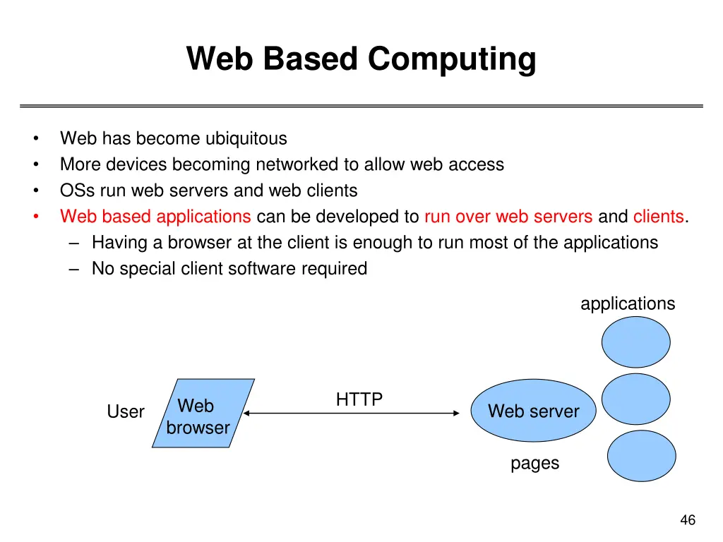 web based computing
