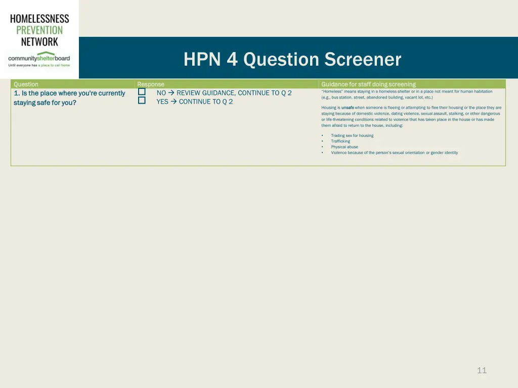 hpn 4 question screener 1