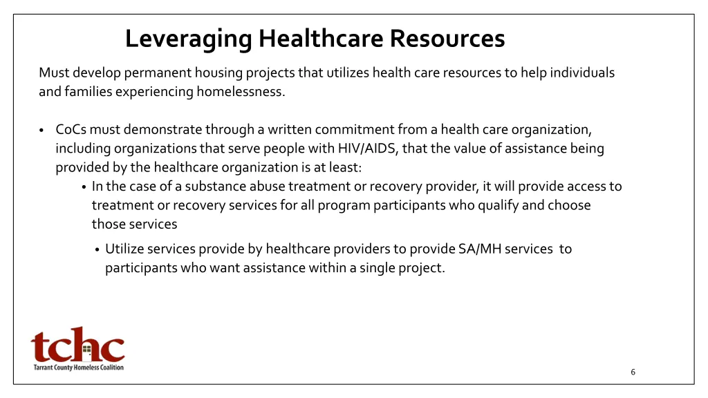 leveraging healthcare resources