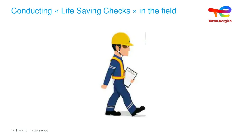 conducting life saving checks in the field