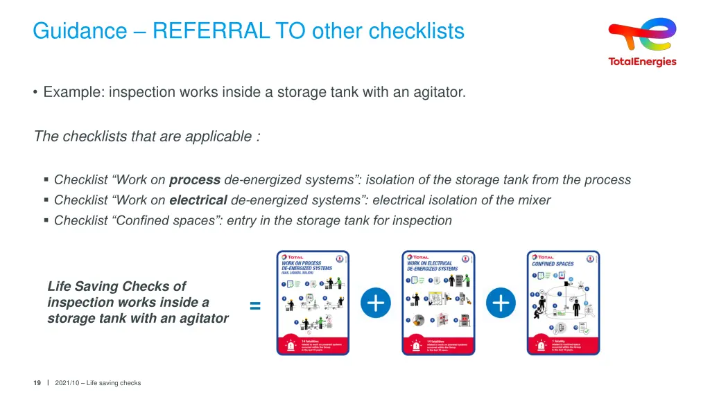 guidance referral to other checklists 1