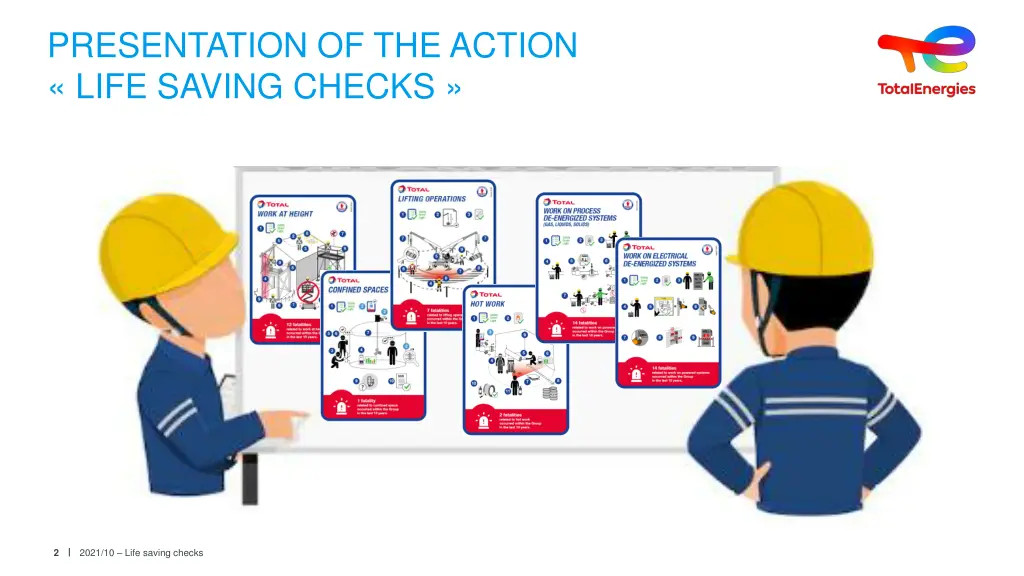 presentation of the action life saving checks