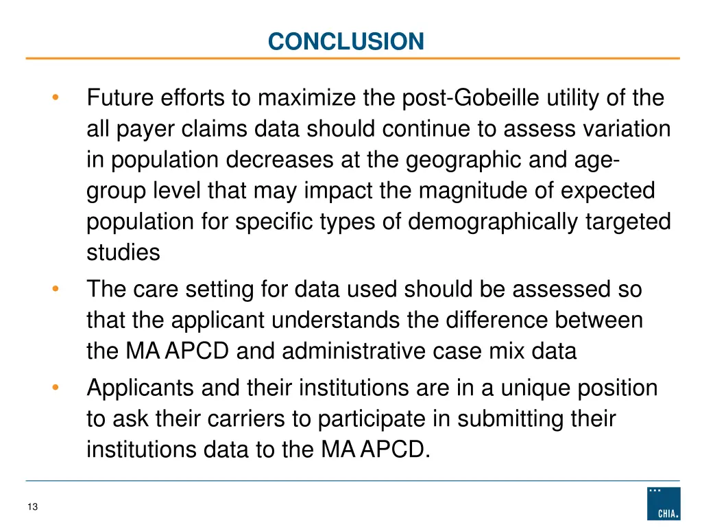 conclusion