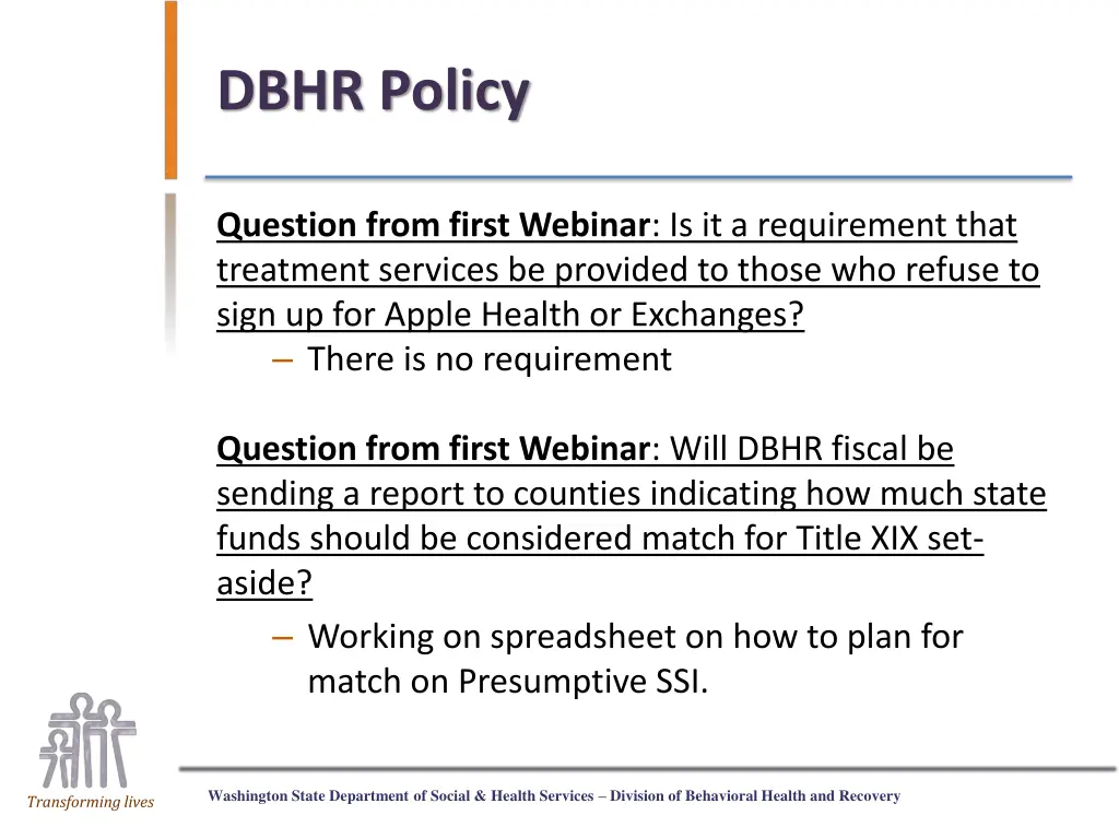 dbhr policy 2
