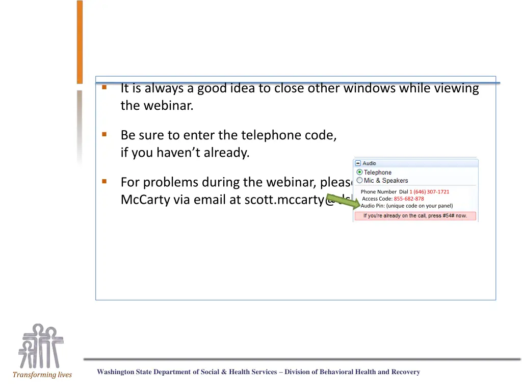 it is always a good idea to close other windows