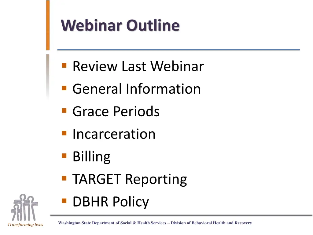webinar outline