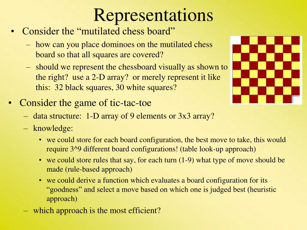 representations