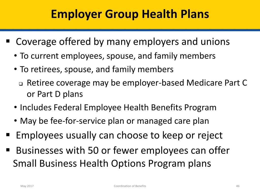 employer group health plans