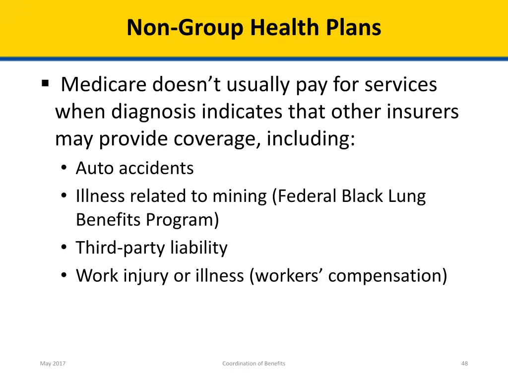 non group health plans