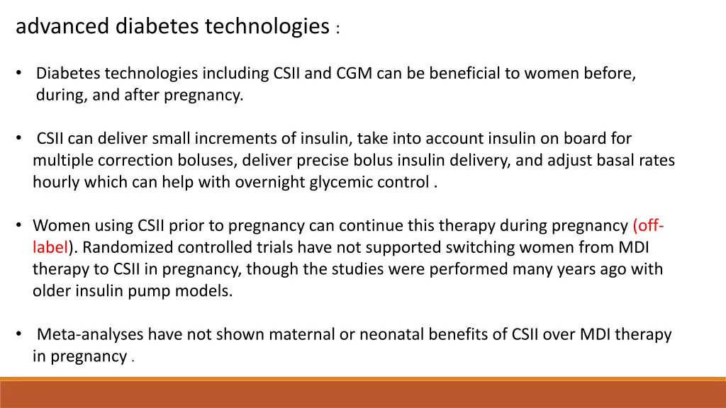 advanced diabetes technologies