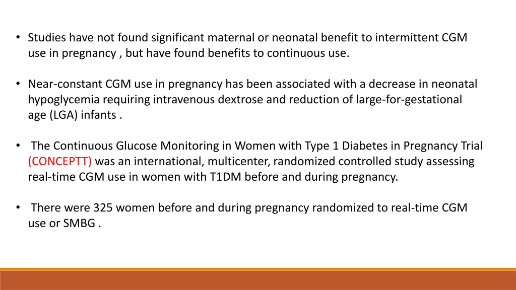 studies have not found significant maternal