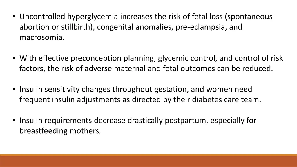 uncontrolled hyperglycemia increases the risk