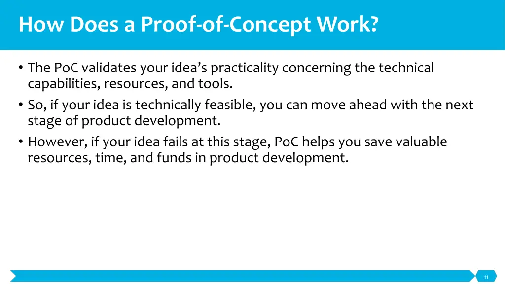 how does a proof of concept work 1