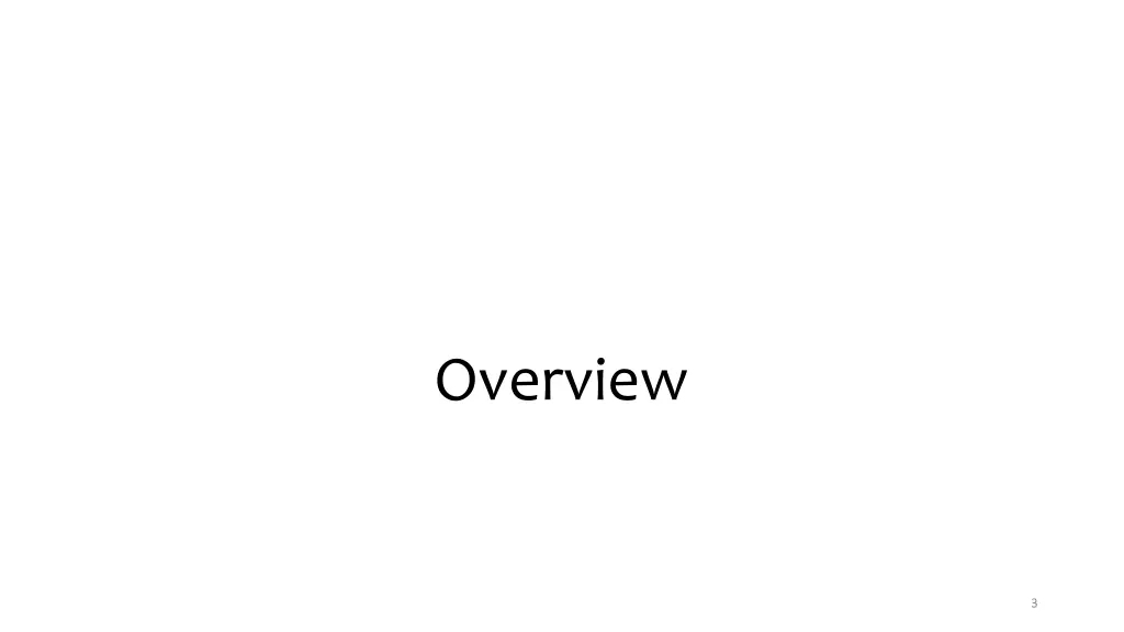 overview
