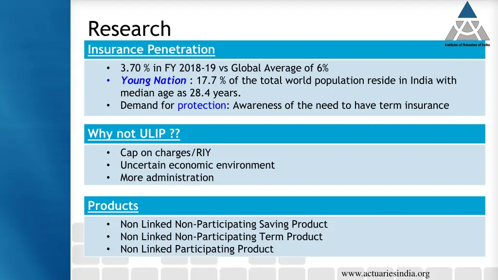 research insurance penetration