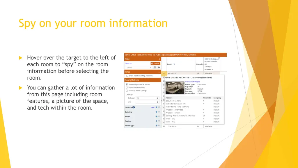 spy on your room information