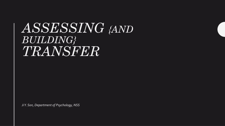 assessing and building transfer