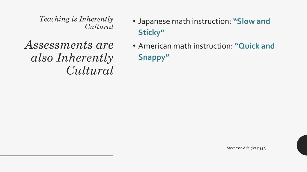 teaching is inherently