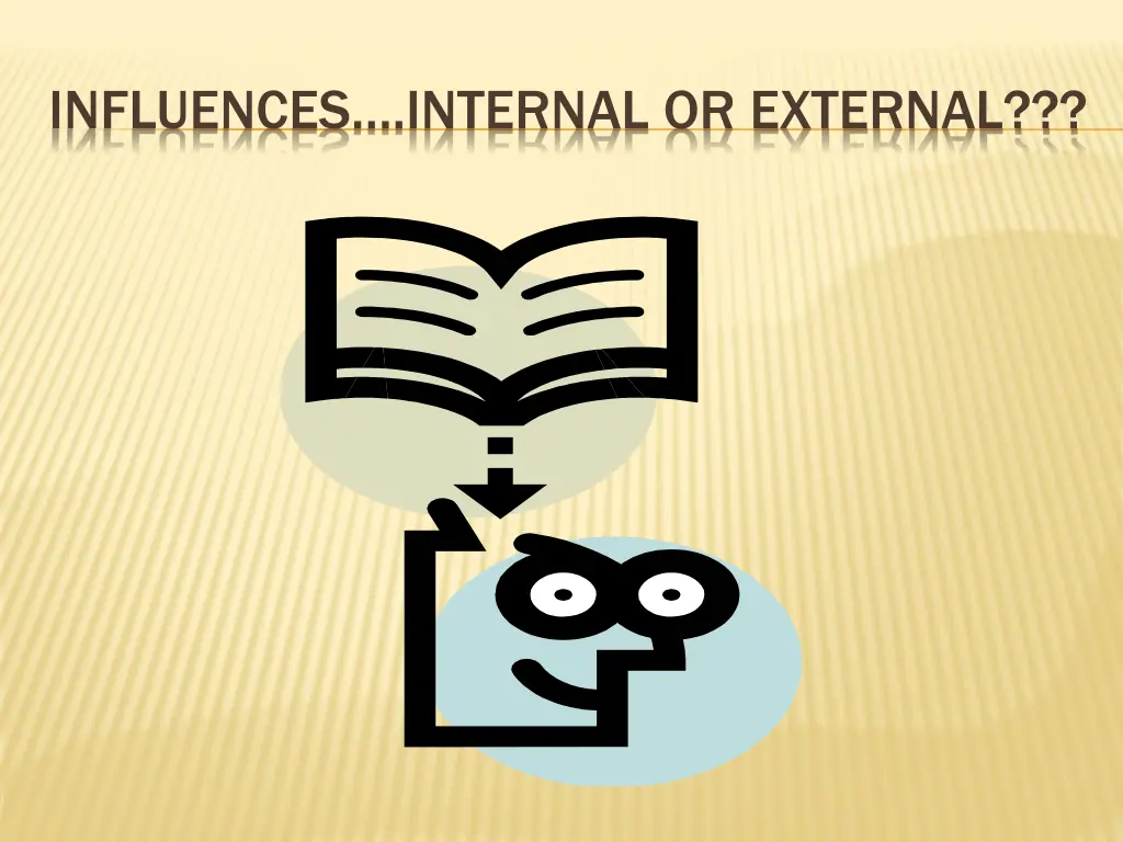influences internal or external 1