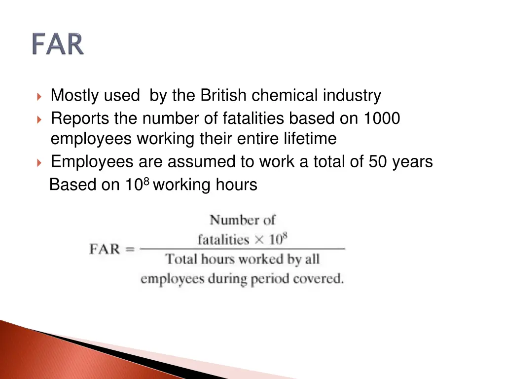 mostly used by the british chemical industry