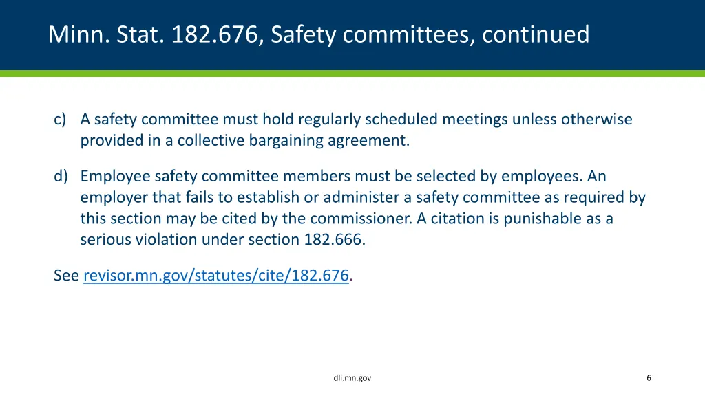 minn stat 182 676 safety committees continued