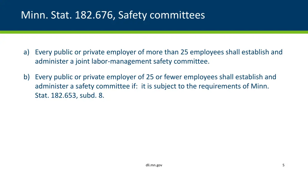 minn stat 182 676 safety committees