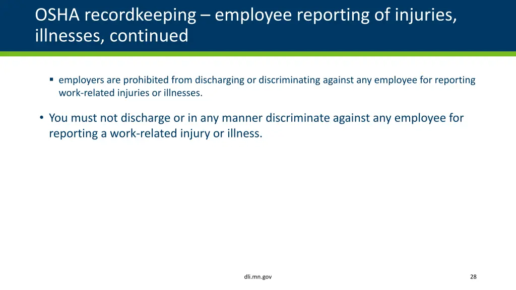 osha recordkeeping employee reporting of injuries 1