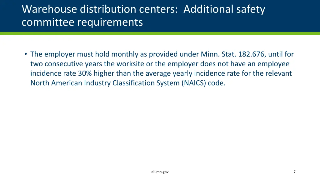 warehouse distribution centers additional safety