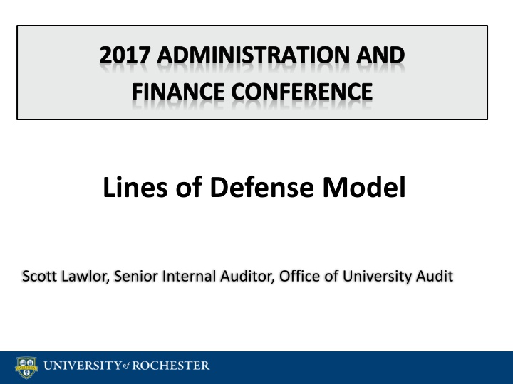 2017 administration and finance conference