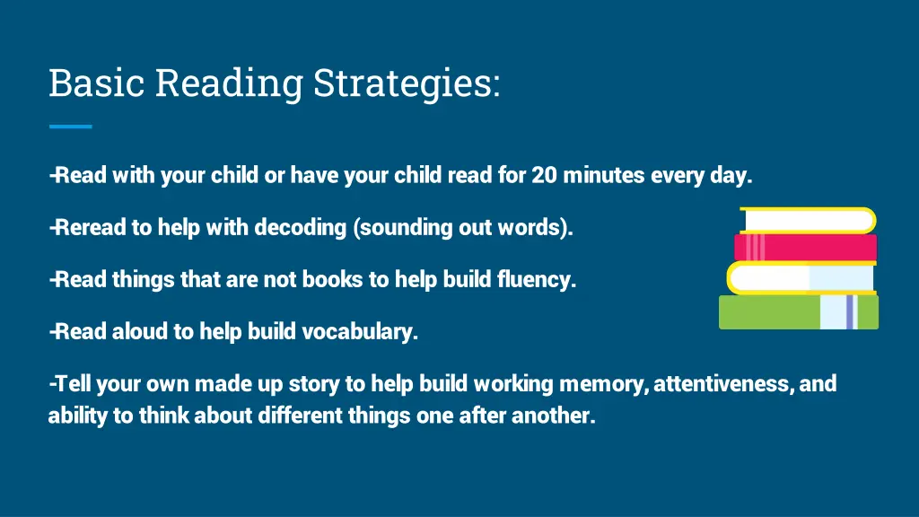 basic reading strategies