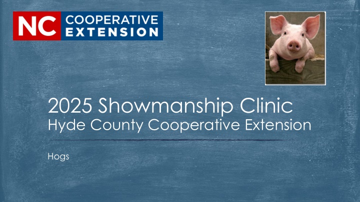 2025 showmanship clinic hyde county cooperative
